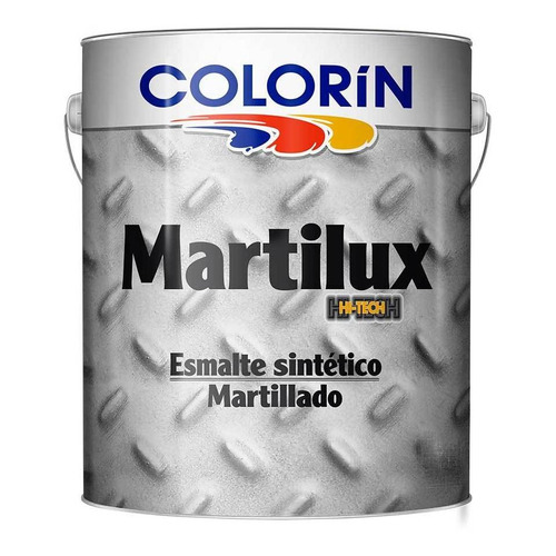 Martilux Esmalte Martillado Colorin 1l Color Gris acero