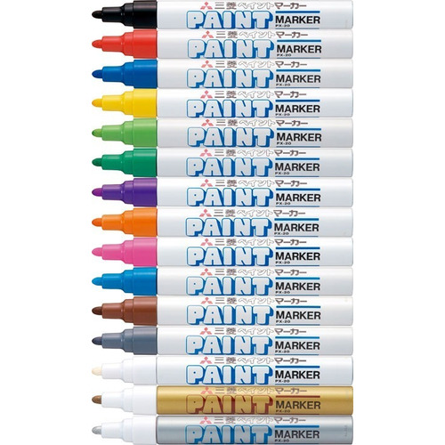 Marcadores Uni Paint Px 20 X Unidad Vs Colores