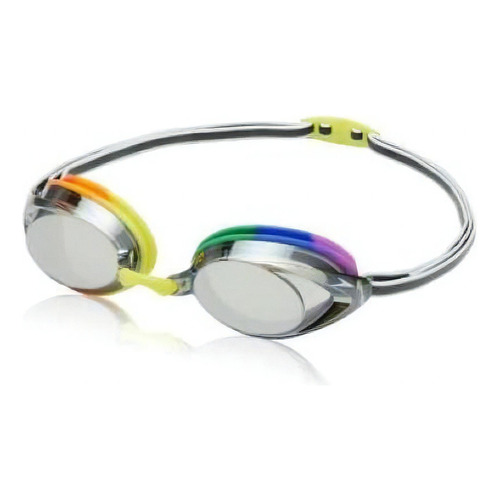 Gafas de natación Speedo Vanquisher 2.0, color arcoíris y gris