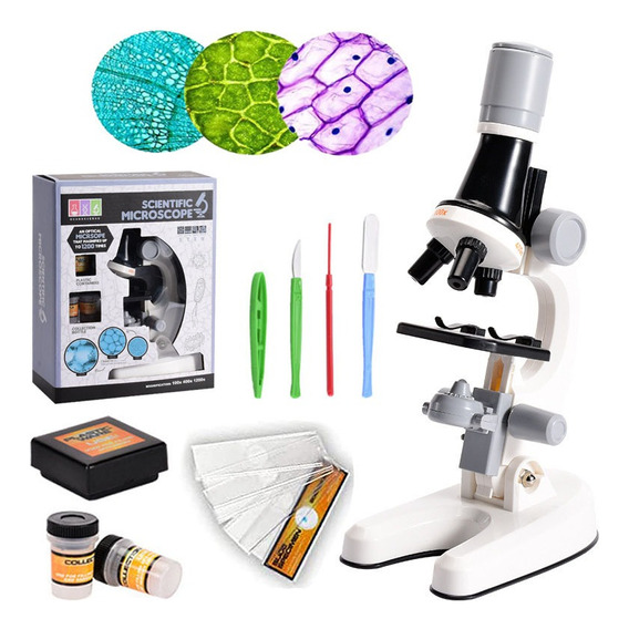 Kit De Microscopio Científico Para Juguetes Infantiles