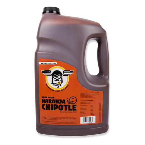 Salsa Naranja Chipotle Para Alitas 3.8 L Al Mejor Precio