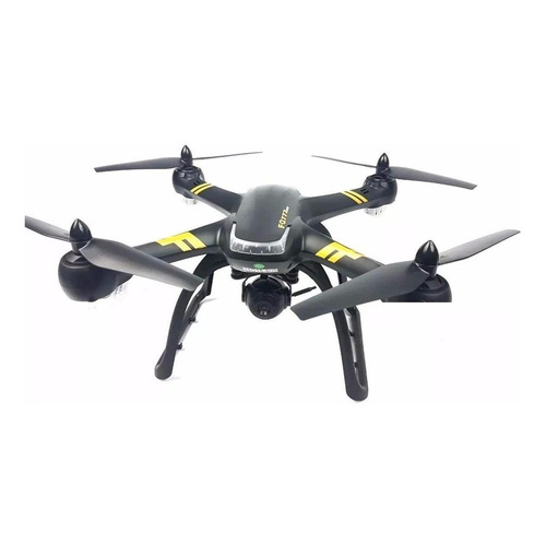 Drone FQ777 FQ30 com câmera HD black 1 bateria