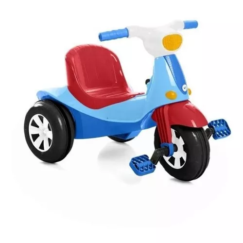 Triciclo Infantil Eletrico 6V Velotri 3 em 1 Menino - Calesita 1023