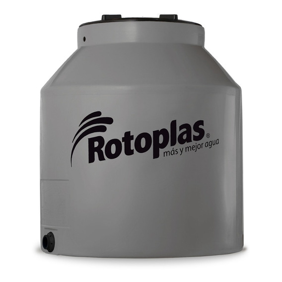 Tanque De Agua Rotoplas Tricapa  400l Gris De 100 cm X 85 cm