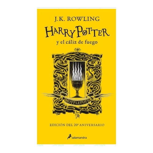 Harry Potter 4 Y El Cáliz De Fuego Hufflepuff / J.k.rowling