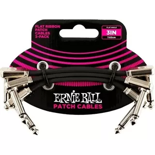 Cable Interpedal Ernie Ball 6220 7 Cm Pack X 3 Black