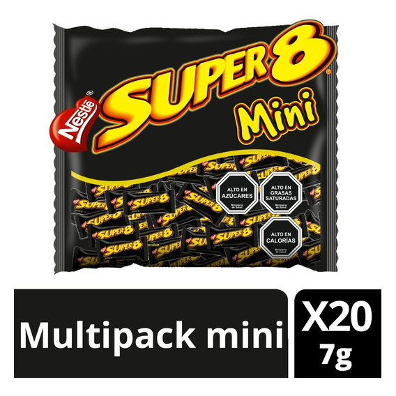 Chocolate Super 8® Mini Multipack 20x7g