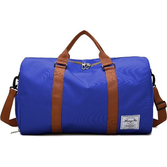 Maleta De Viaje Bolsa Mochila Fitness Bag Color Azul