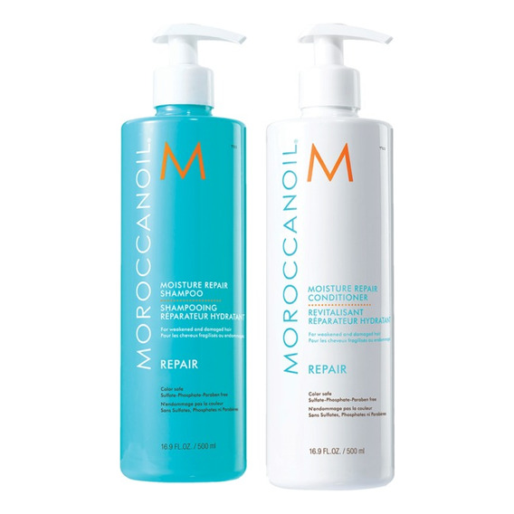 Moroccanoil Repair Shampoo Y Acondicionador C/u 500 Ml