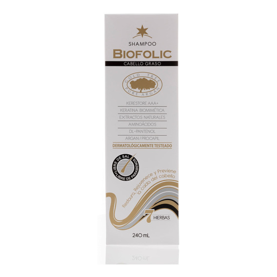 Biofolic Shampoo Cabello Graso - Biohealthy 240 Ml
