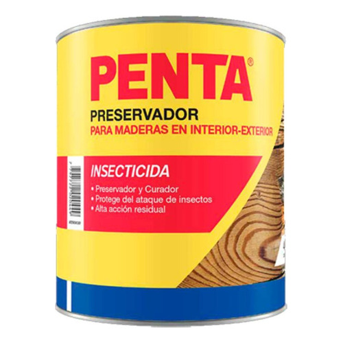 Penta Preservador Curador Insecticida Madera 1 Lts. Petrilac Color