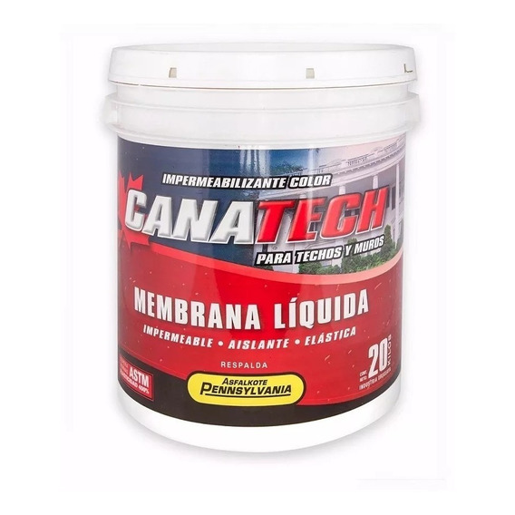 Membrana Liquida Canatech 20kg + Rodillo + Bandeja+pincel