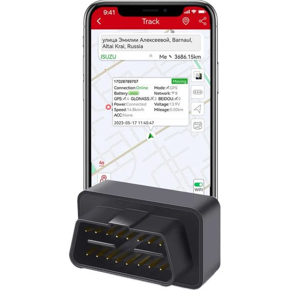 Localizador Gps Micodus Puerto Obd Automóvil