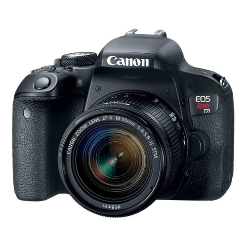 Canon Japan Canon EOS Rebel Kit T7i + lente 18-55mm IS STM DSLR color  negro