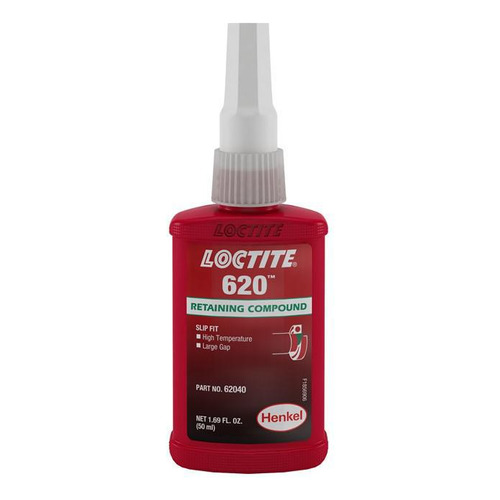 Adhesivo Loctite 620 Thread Loclock, verde de alta torsión, 50 g, adhesivo líquido Loctite 620, hebra Loctite 620, verde de alta torsión, 50 g, verde
