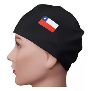 Gorra Deportiva Natación Lycra  Bandera Chile