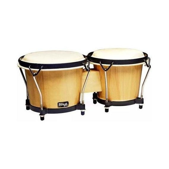 Bongo Stagg 7 Y 8 Madera Gajos Torres Metal -