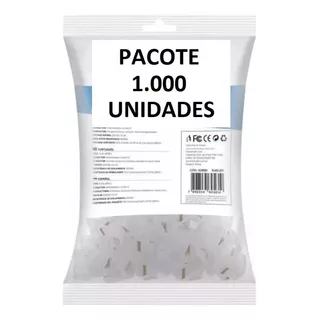 Conector Rj45 Cat5e Kit Pacote 1000 Oletech Cabo Rede Plug