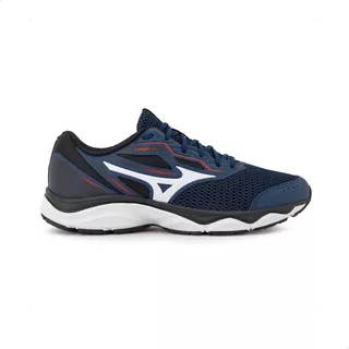 Tênis Masculino Mizuno Wave Hawk 4 Cor Marinho/branco - Adulto 40 Br