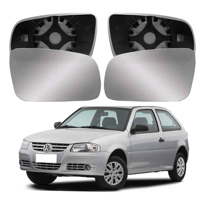 Par Lentes Retrovisor Gol G4 1.0 1.6 1.8 2005 A 2014