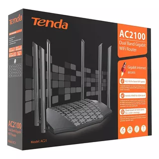 Router Gamer Ac2100 Tenda Ac21