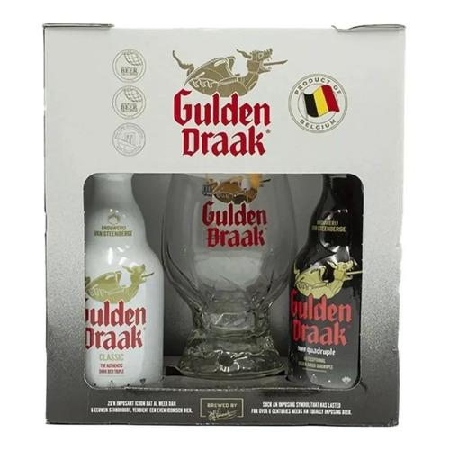 Gulden Draak Pack 2 Cervezas 330 Ml + Copón Clásico