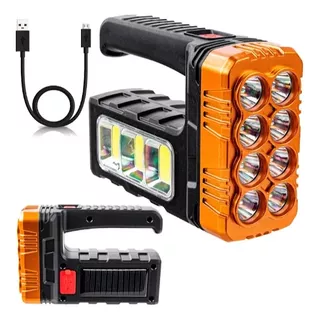 Linterna Luz Usb Panel Solar Led Multiuso Camping Pesca  