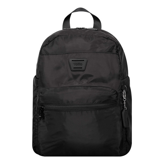 Morral Plegable Totto Laptop 13  Maleta Xingu Liviana Color Negro