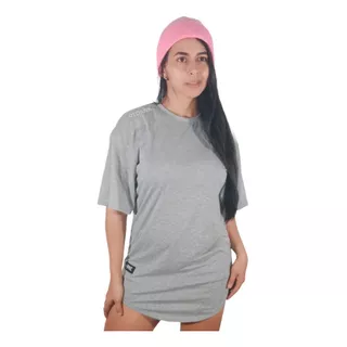 Camiseta Oversize Para Mujer Manga Caída