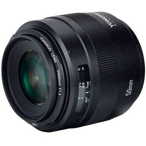 YN50mm F1.4 para cámara Canon con montura EF, enfoque automático, fotograma completo, lente principal estándar