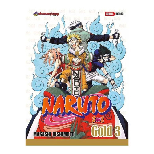 Naruto Gold Edition, De Masashi Kishimoto. Serie Naruto, Vol. 3. Editorial Panini, Tapa Blanda En Español, 2022