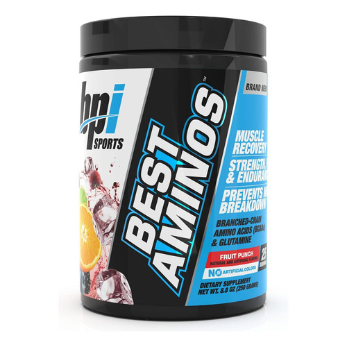 Aminoacidos Best Aminos Bpi Sports 25 Servicios Sabor Fruit Punch