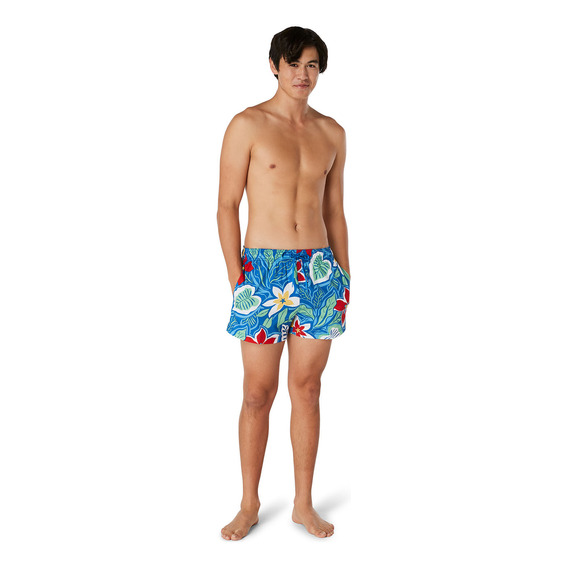 Traje De Baño Volley Estampado Multicolor De Hombre - Speedo