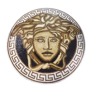 Figura Mosaico Medusa De Versace 1.00 Dmto, Para Alberca