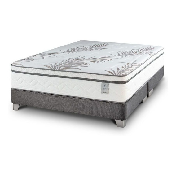 Box Spring neo+ gris 1.35x1.90