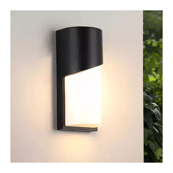 Lámpara De Pared Exterior Luz Cálida Impermeable Moderno