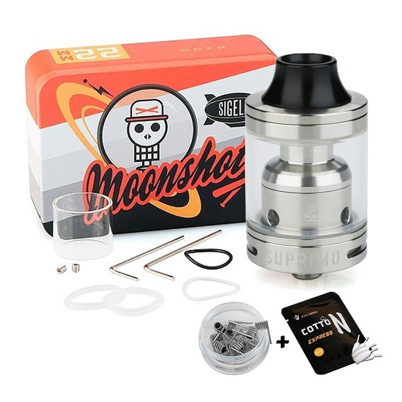 Atomizador Rta Sigelei Moonshot 22mm Dual Coil 100% Original