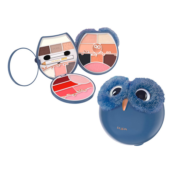 Set Maquillaje Rostro Ojos Labios Pupa Owl 4 Warm Shades