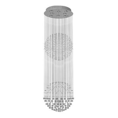 Lampara Doble Esfera Cairel Con 8 Led Gu10 Incluidos Deco