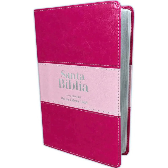 Biblia Mujer Reina Valera 1960 Letra Grande Fucsia/rosa