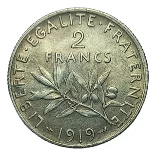Francia - 2 Francos 1919 - Km 845.1 (ref 102)