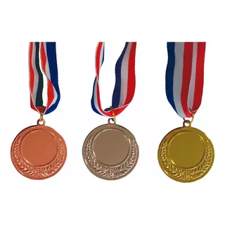 Pack 10 Medallas Metal Premio Futbol Deporte Running C/cinta