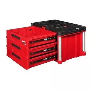 Caja De Herramientas 3 Cajones Packout Milwaukee 48-22-8443