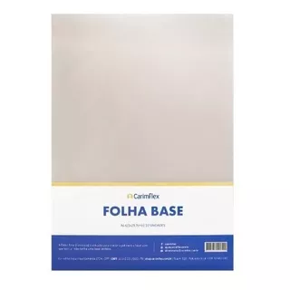 Folha Base Para Fabricar Carimbos- 10 Unid