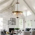 Kaiqi 4 Luces Estilo Imperio Frances, Mini Lampara De Crista