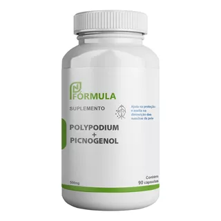 Picnogenol 200mg+polypodium 300mg Mancha 90 Cápsulas Sabor Não Tem
