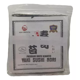 Alga Nori Para Sushi  X 100 Hojas