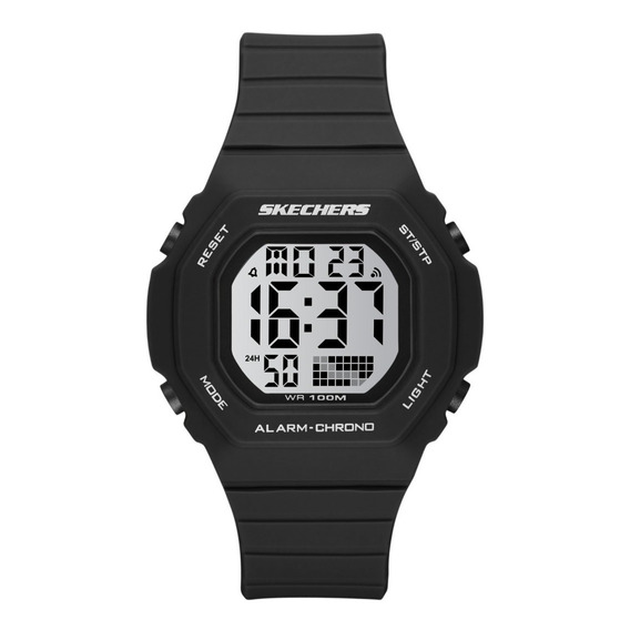 Reloj Mujer Skechers Floweridge Color De La Correa Negro