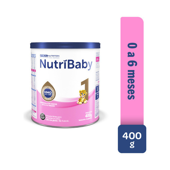 Nutribaby Hmo Leche Fórmula Infantil Etapa 1 Lata X 400 G Sabor Neutro