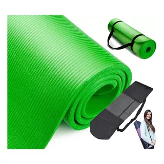 Alfombra Yoga Mat 1cm Colchoneta + Porta Mat Yoga Pilates